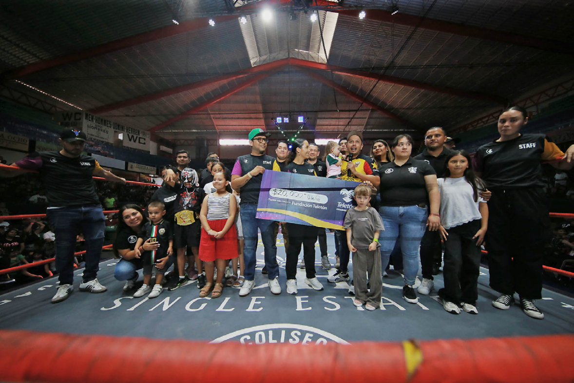 Lucha libre recauda fondos para el CRIT Occidente