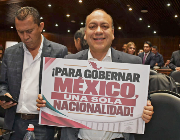 Aprueba Congreso prohibir candidaturas con doble nacionalidad