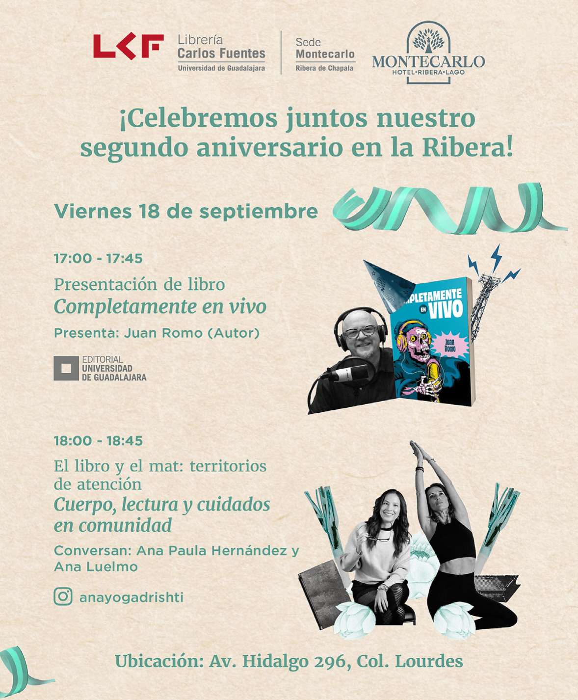 Librería Carlos Fuentes celebra dos años en Chapala