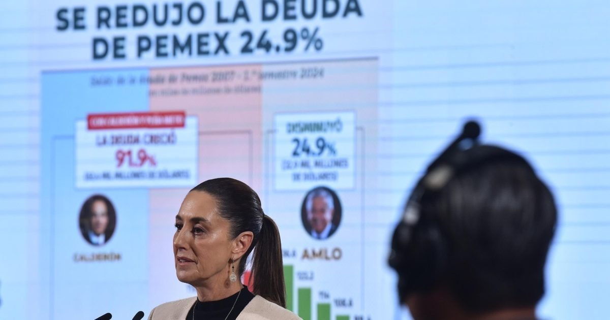 Sheinbaum reestructura deuda de Pemex; pagos clave se van más allá de su sexenio