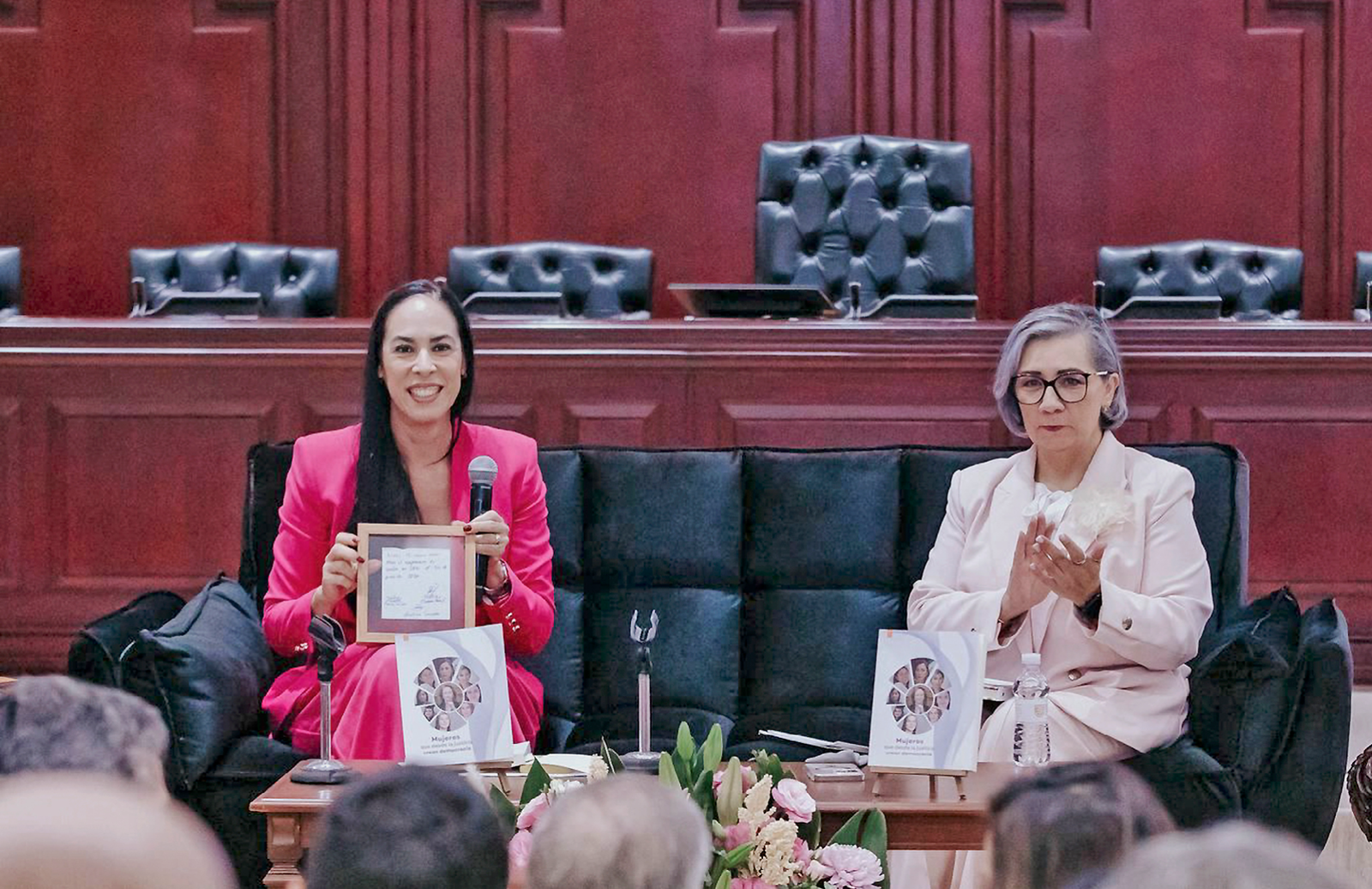 Magistradas del STJ presentan libro sobre mujeres, justicia y democracia