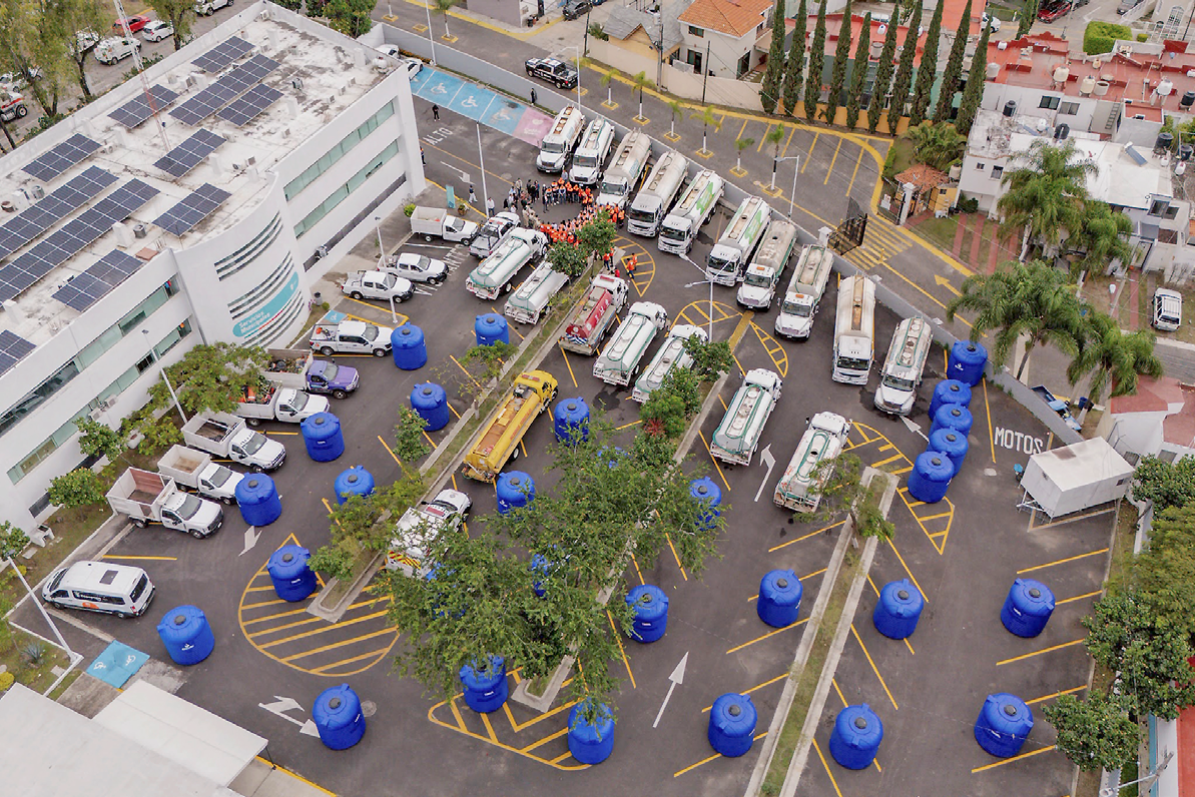 Zapopan reparte 840 mil litros diarios por desabasto