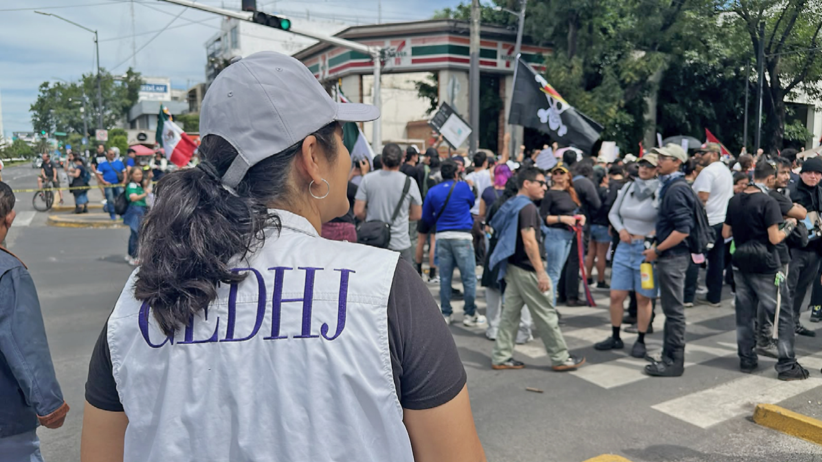 Despliega CEDHJ a 36 observadores en marcha del agua