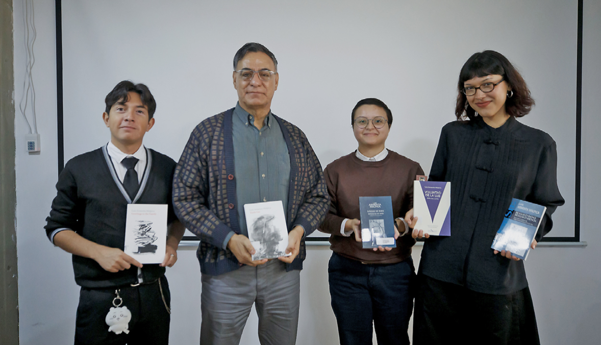 Luis Armenta Malpica llama a romper las reglas en la poesía