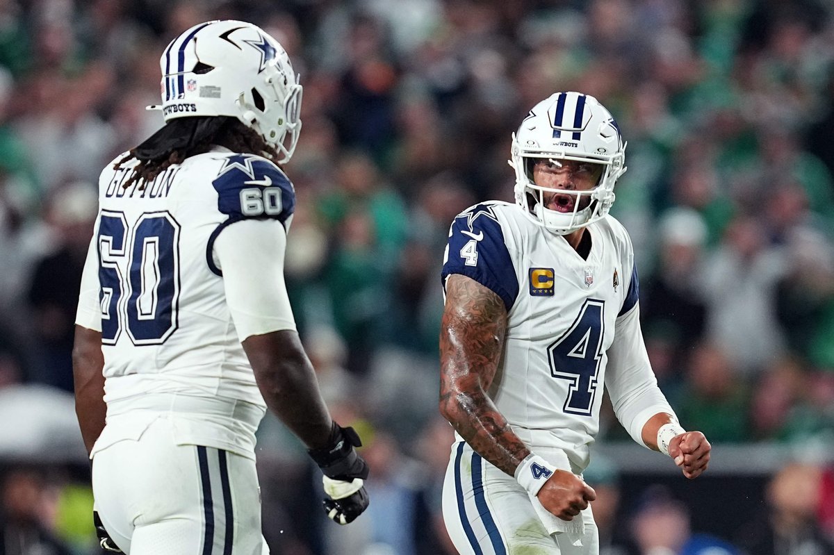 Prescott y Williams Impulsan a Dallas y Hunden Más a los Eagles