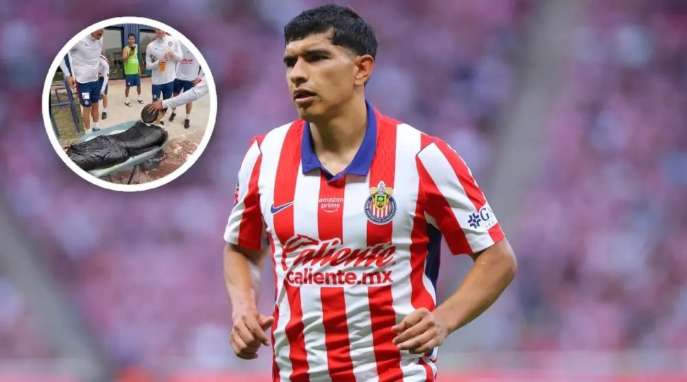 Celebración Extrema: Chivas 'bautiza' a Kevin Castañeda en su Cumpleaños
