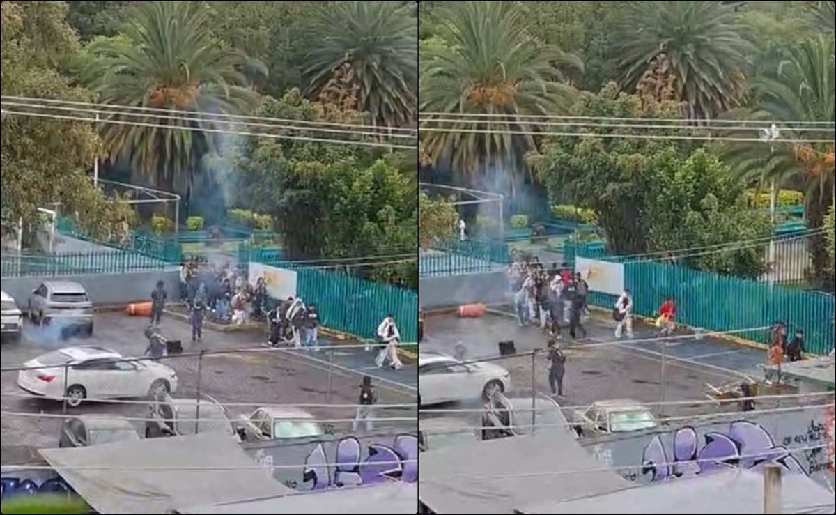 Encapuchados provocan caos en Colegio de Bachilleres 6; SEP exige diálogo y seguridad