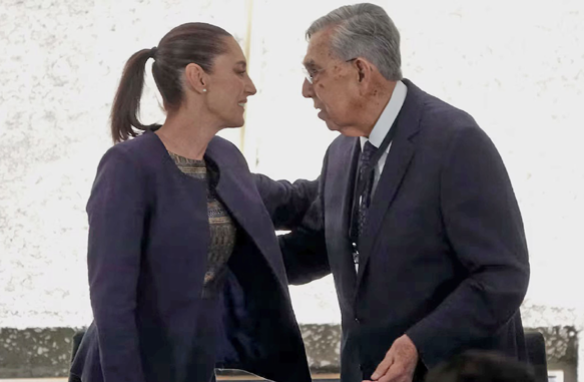 Sheinbaum acude al último adiós de Cuauhtémoc Cárdenas